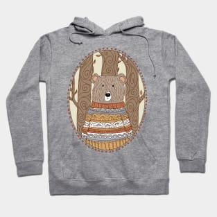 Cozy Bear in a Cozy Sweater Hoodie